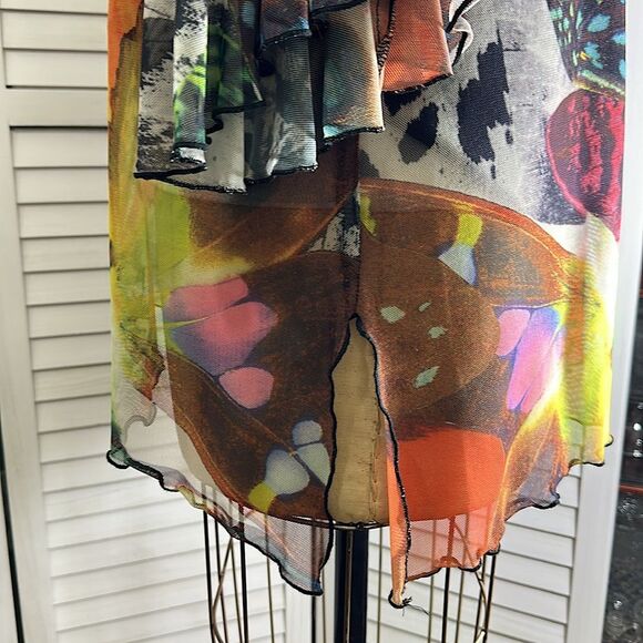 Zoe Tunic Top Size XL Bell Sleeve - Picture 5 of 9